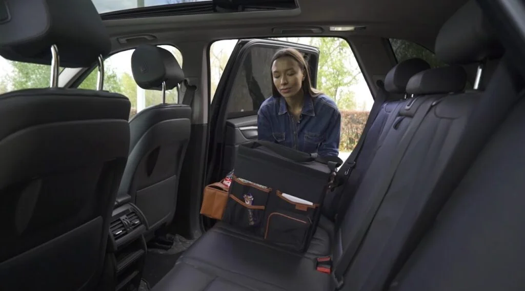 Jeep Wrangler back seat organizer